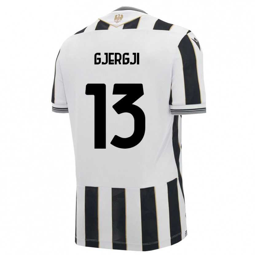 Danxen Mujer Camiseta Alessio Gjergji #13 Negro Blanco Rosa 1ª Equipación 2026/27 La Camisa