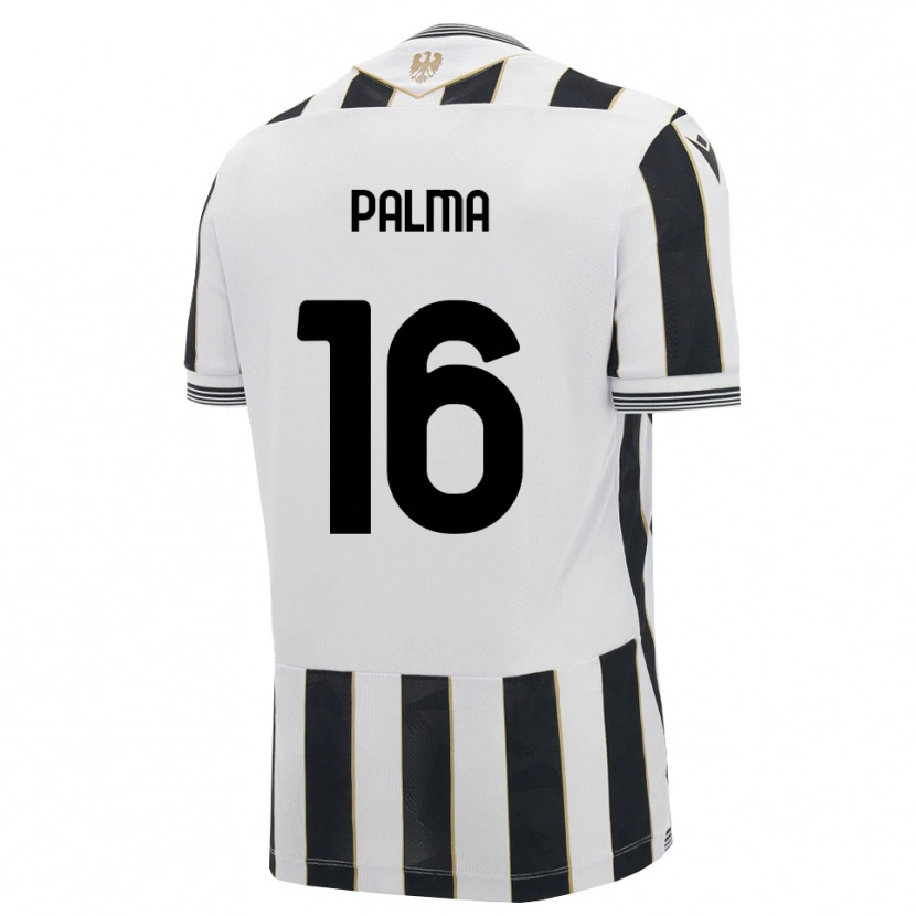Danxen Mujer Camiseta Matteo Palma #16 Negro Blanco Rosa 1ª Equipación 2026/27 La Camisa
