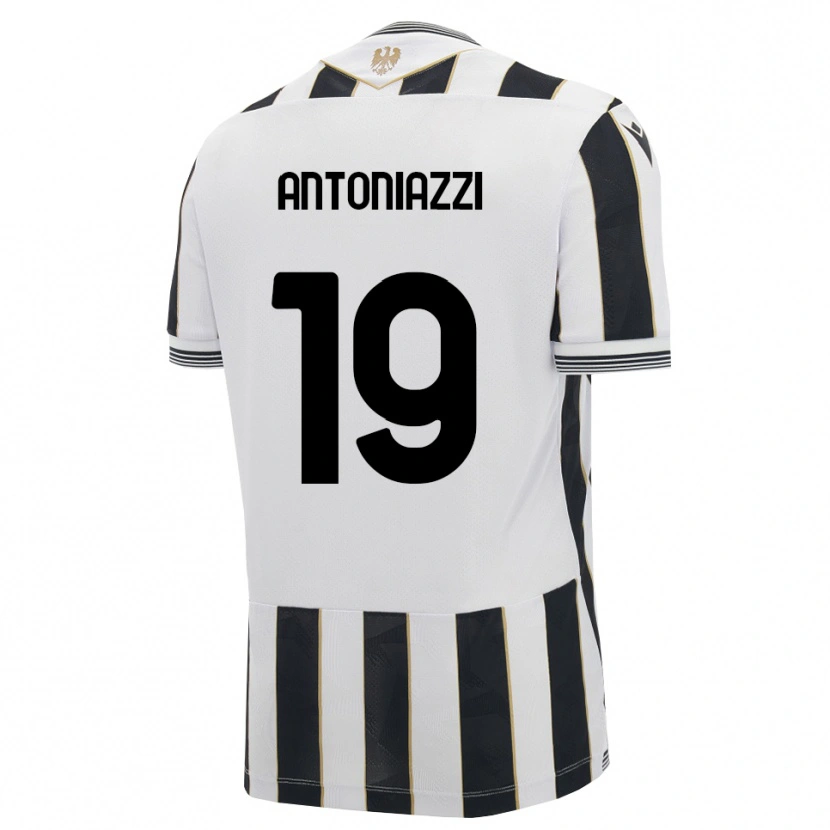 Danxen Mujer Camiseta Samuele Antoniazzi #19 Negro Blanco Rosa 1ª Equipación 2026/27 La Camisa