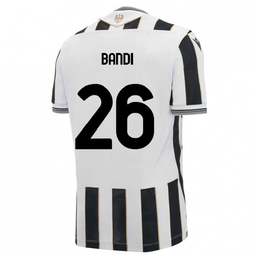 Danxen Mujer Camiseta Gabriel Bandi #26 Negro Blanco Rosa 1ª Equipación 2026/27 La Camisa