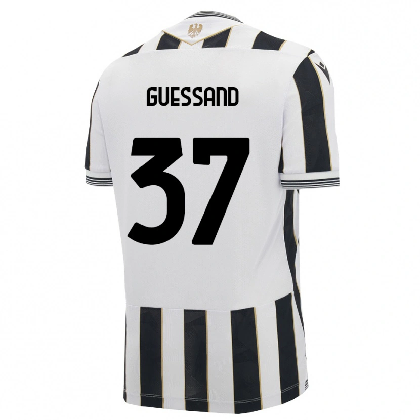 Danxen Mujer Camiseta Axel Guessand #37 Negro Blanco Rosa 1ª Equipación 2026/27 La Camisa