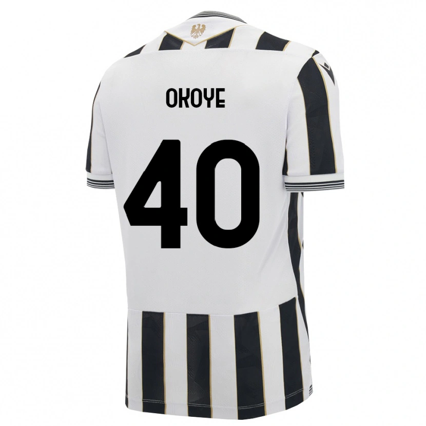 Danxen Mujer Camiseta Maduka Okoye #40 Negro Blanco Rosa 1ª Equipación 2026/27 La Camisa