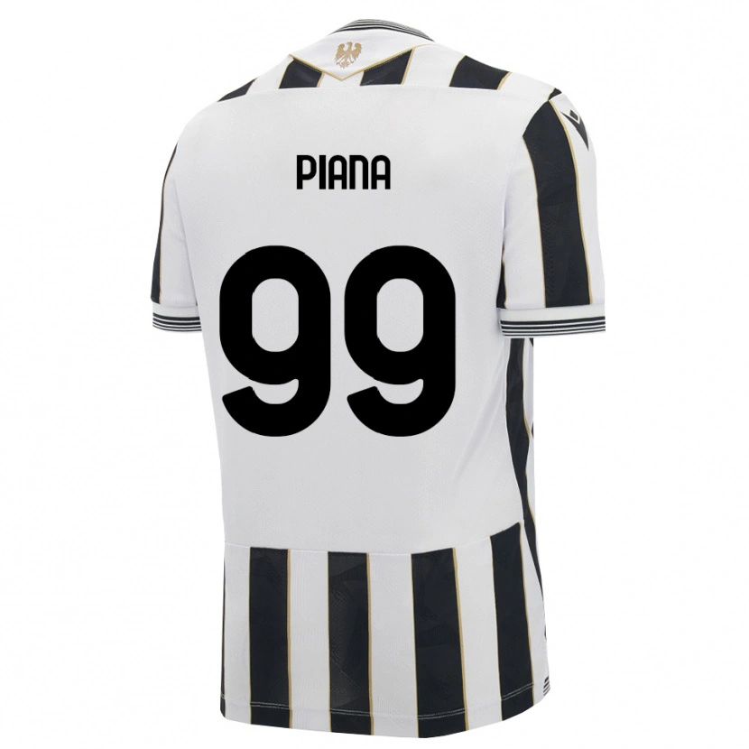Danxen Mujer Camiseta Edoardo Piana #99 Negro Blanco Rosa 1ª Equipación 2026/27 La Camisa