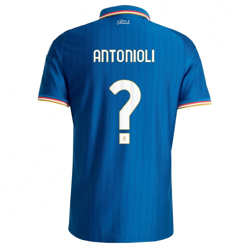 Danxen Mujer Camiseta Nicolas Antonioli #0 Azul Blanco Rojo 1ª Equipación 2026/27 La Camisa