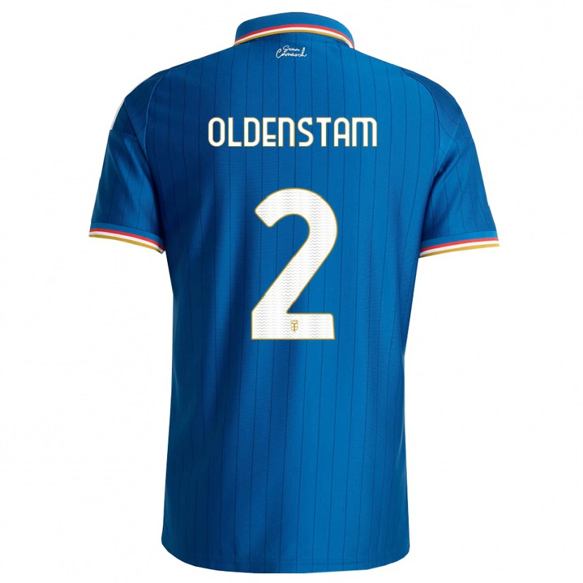 Danxen Mujer Camiseta Lyfe Oldenstam #2 Azul Blanco Rojo 1ª Equipación 2026/27 La Camisa