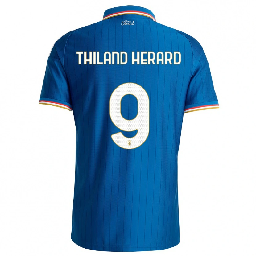 Danxen Mujer Camiseta Robin Thiland-Herard #9 Azul Blanco Rojo 1ª Equipación 2026/27 La Camisa