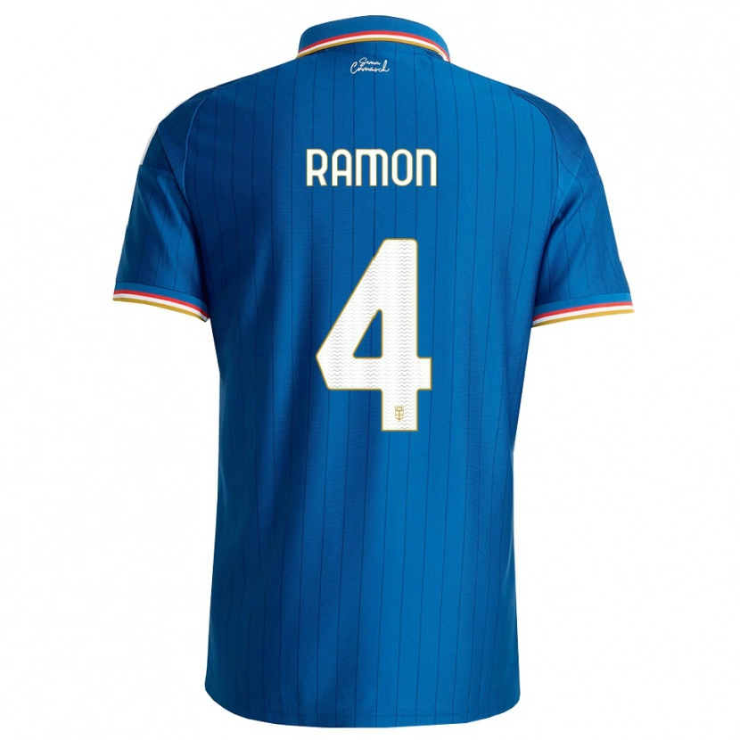 Danxen Mujer Camiseta Jacobo Ramón #4 Azul Blanco Rojo 1ª Equipación 2026/27 La Camisa