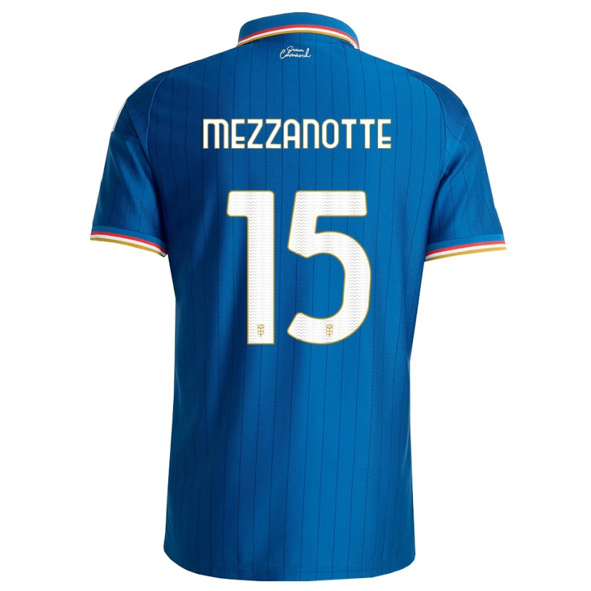 Danxen Mujer Camiseta Davide Mezzanotte #15 Azul Blanco Rojo 1ª Equipación 2026/27 La Camisa