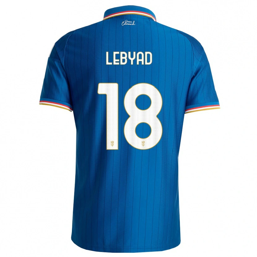 Danxen Mujer Camiseta Omar Lebyad #18 Azul Blanco Rojo 1ª Equipación 2026/27 La Camisa