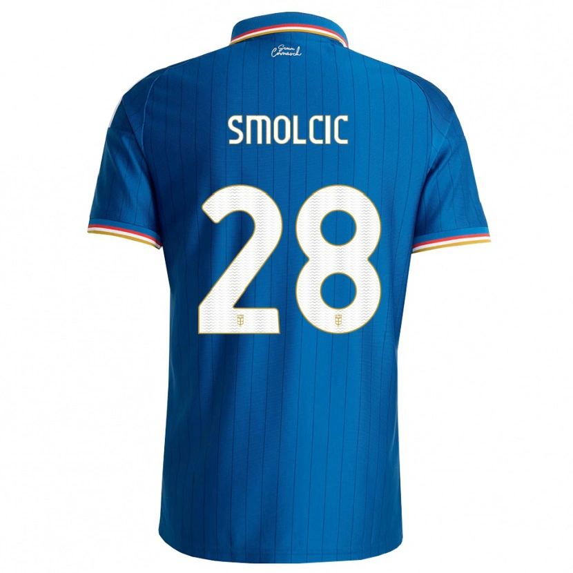 Danxen Mujer Camiseta Ivan Smolcic #28 Azul Blanco Rojo 1ª Equipación 2026/27 La Camisa