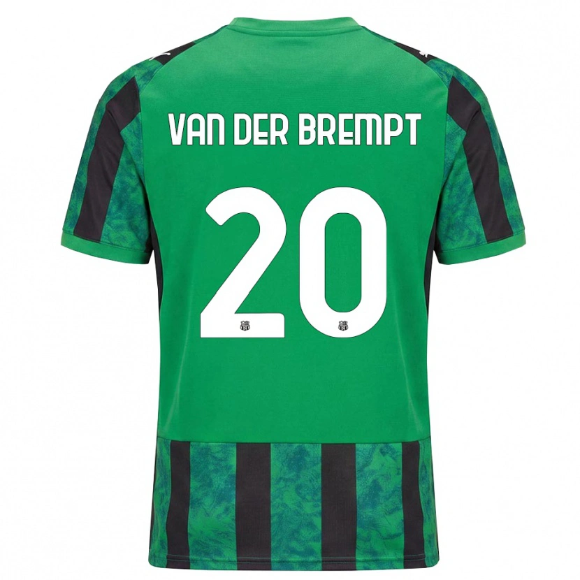 Danxen Mujer Camiseta Ignace Van Der Brempt #20 Verde Negro Blanco 1ª Equipación 2026/27 La Camisa
