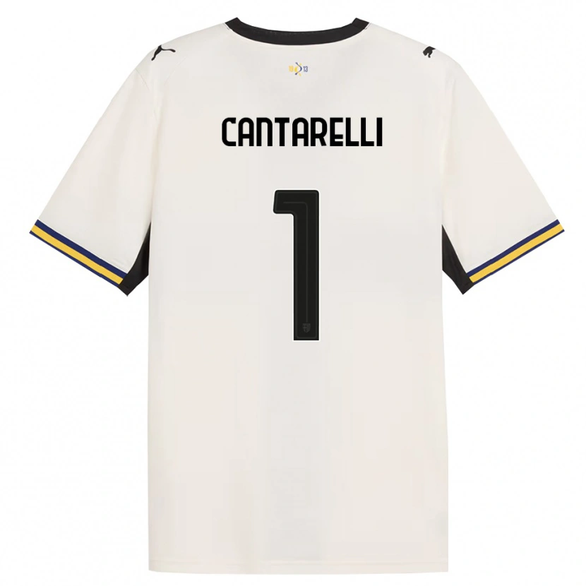 Danxen Mujer Camiseta Elia Cantarelli #1 Blanco Roto Negro Amarillo 1ª Equipación 2026/27 La Camisa