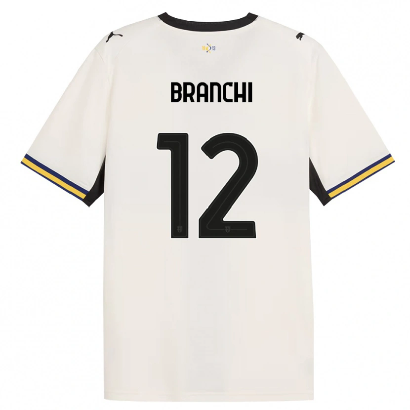 Danxen Mujer Camiseta Ferruccio Branchi #12 Blanco Roto Negro Amarillo 1ª Equipación 2026/27 La Camisa
