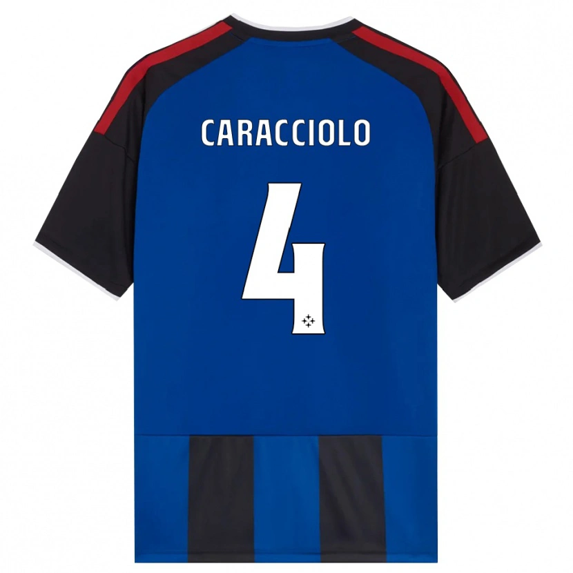 Danxen Mujer Camiseta Antonio Caracciolo #4 Negro Rojo Blanco Azul 1ª Equipación 2026/27 La Camisa