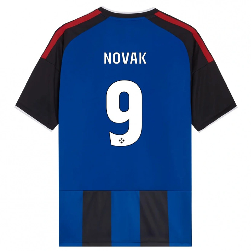 Danxen Mujer Camiseta Maros Novak #9 Negro Rojo Blanco Azul 1ª Equipación 2026/27 La Camisa