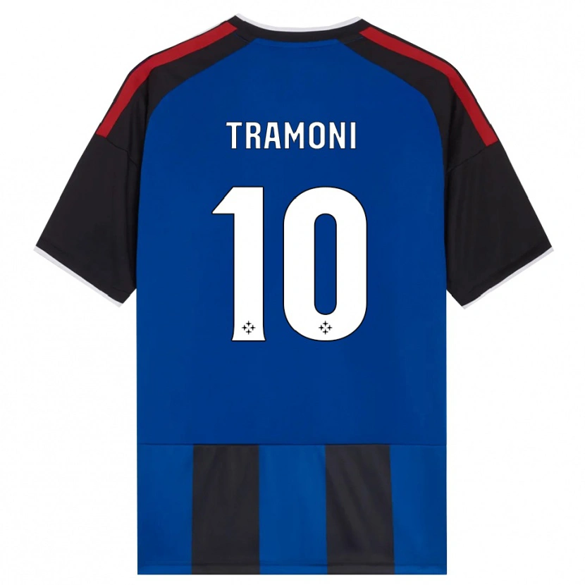 Danxen Mujer Camiseta Matteo Tramoni #10 Negro Rojo Blanco Azul 1ª Equipación 2026/27 La Camisa