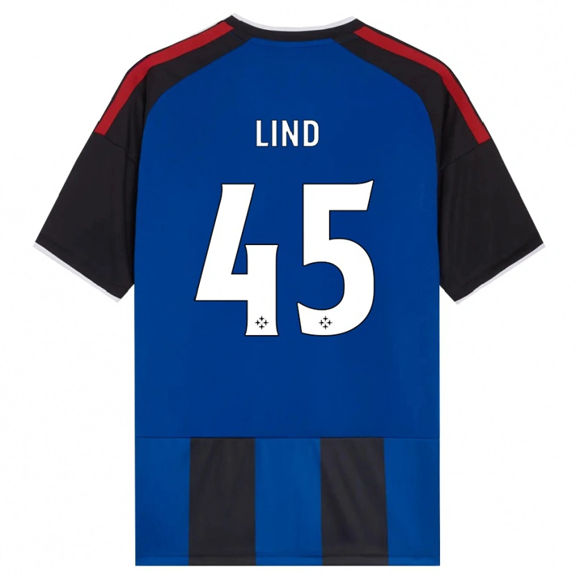 Danxen Mujer Camiseta Alexander Lind #45 Negro Rojo Blanco Azul 1ª Equipación 2026/27 La Camisa