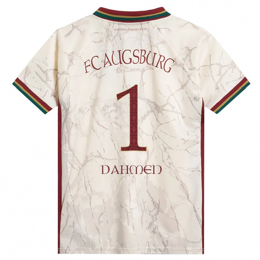 Danxen Mujer Camiseta Finn Dahmen #1 Verde Arroz Blanco Burdeos 1ª Equipación 2026/27 La Camisa