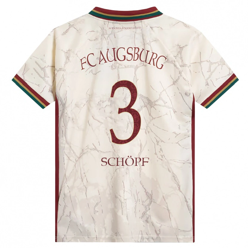 Danxen Mujer Camiseta Julia Schöpf #3 Verde Arroz Blanco Burdeos 1ª Equipación 2026/27 La Camisa