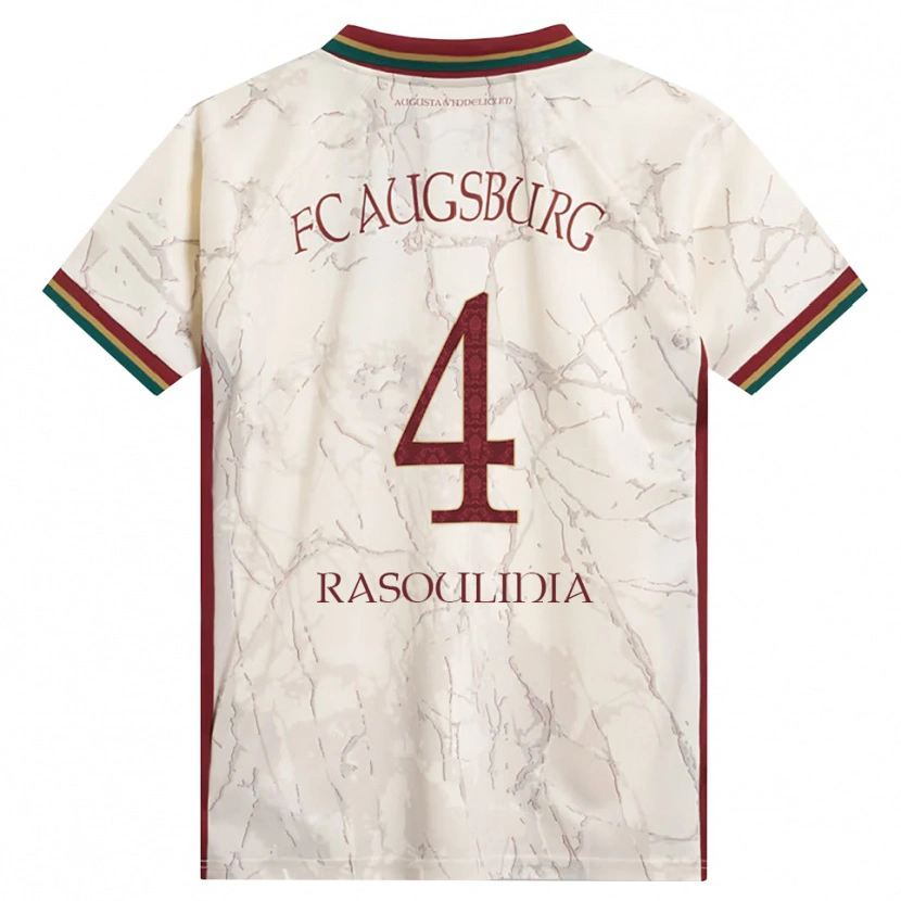 Danxen Mujer Camiseta Nick Rasoulinia #4 Verde Arroz Blanco Burdeos 1ª Equipación 2026/27 La Camisa