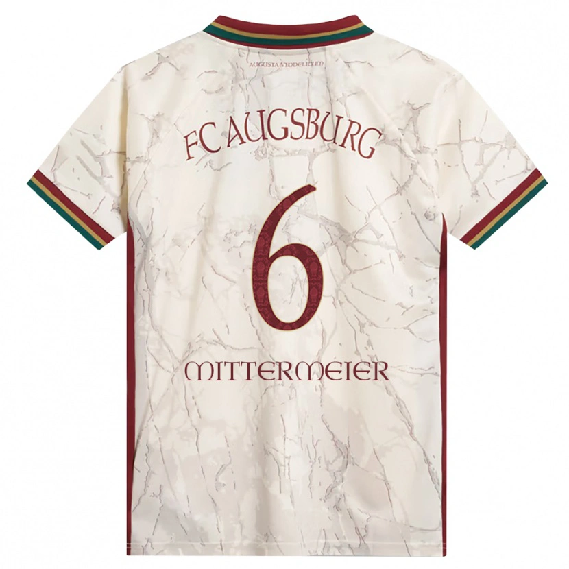 Danxen Mujer Camiseta Stefanie Mittermeier #6 Verde Arroz Blanco Burdeos 1ª Equipación 2026/27 La Camisa