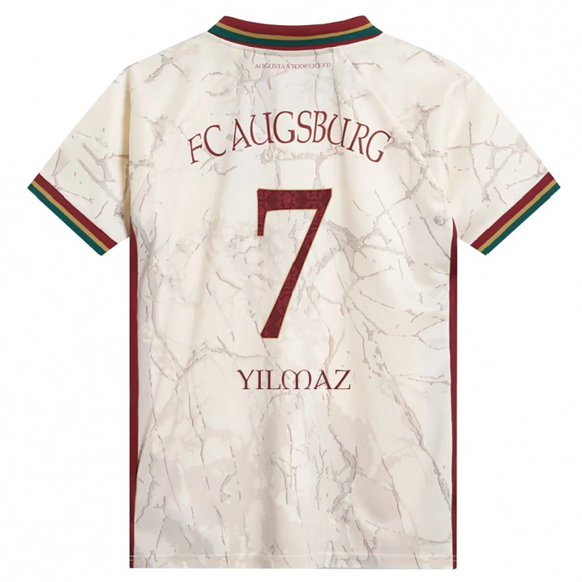 Danxen Mujer Camiseta Eren Yılmaz #7 Verde Arroz Blanco Burdeos 1ª Equipación 2026/27 La Camisa