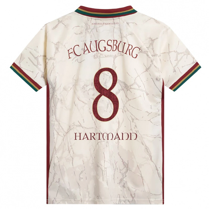 Danxen Mujer Camiseta Mika Hartmann #8 Verde Arroz Blanco Burdeos 1ª Equipación 2026/27 La Camisa