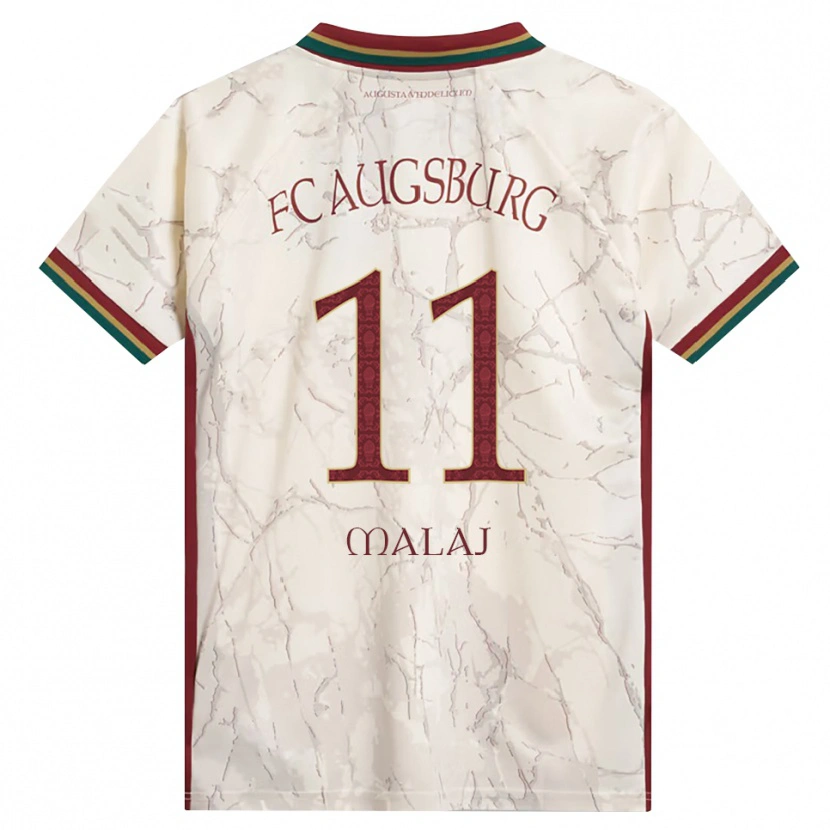 Danxen Mujer Camiseta Aris Malaj #11 Verde Arroz Blanco Burdeos 1ª Equipación 2026/27 La Camisa
