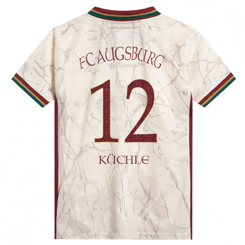Danxen Mujer Camiseta Jana Küchle #12 Verde Arroz Blanco Burdeos 1ª Equipación 2026/27 La Camisa