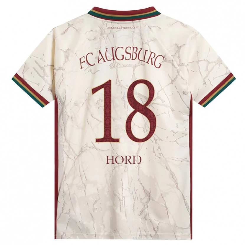 Danxen Mujer Camiseta Tobias Horn #18 Verde Arroz Blanco Burdeos 1ª Equipación 2026/27 La Camisa