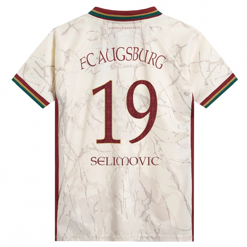 Danxen Mujer Camiseta Amar Selimovic #19 Verde Arroz Blanco Burdeos 1ª Equipación 2026/27 La Camisa