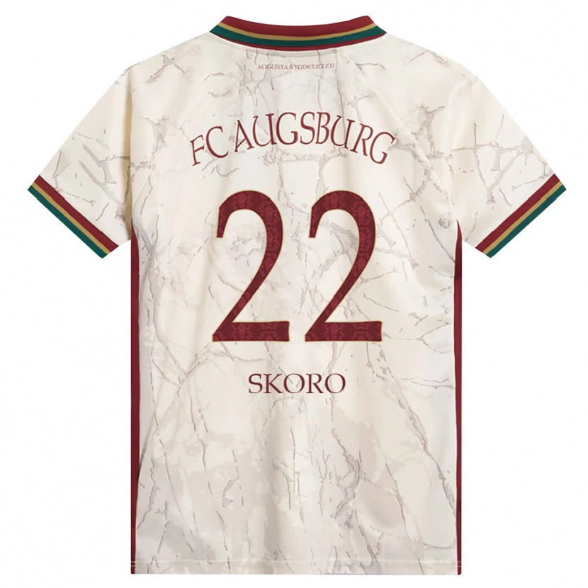 Danxen Mujer Camiseta Luka Skoro #22 Verde Arroz Blanco Burdeos 1ª Equipación 2026/27 La Camisa