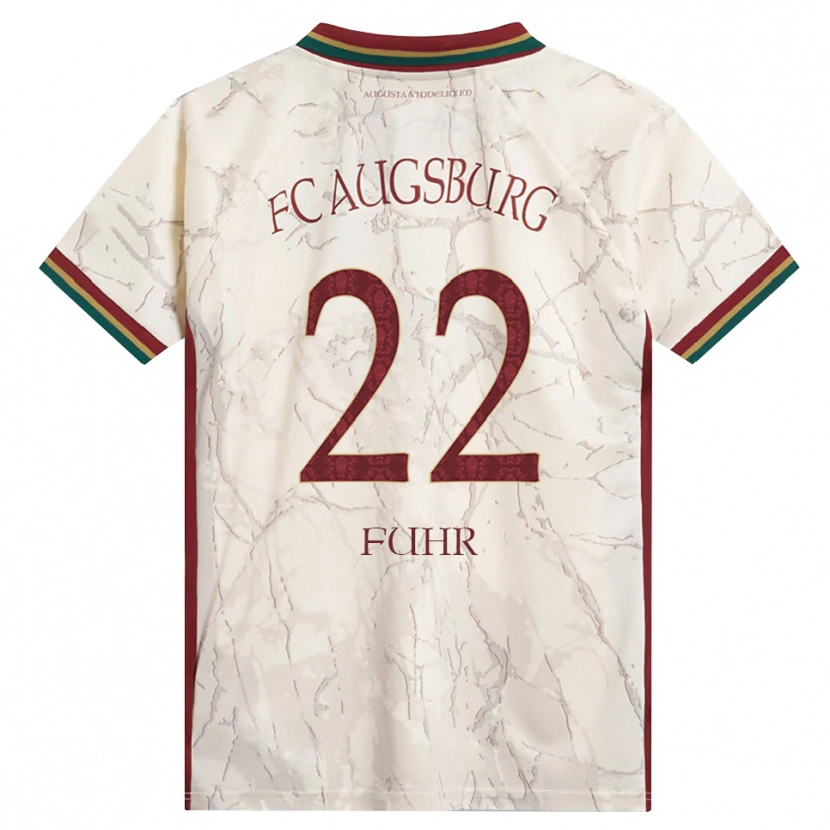 Danxen Mujer Camiseta Paula Fuhr #22 Verde Arroz Blanco Burdeos 1ª Equipación 2026/27 La Camisa