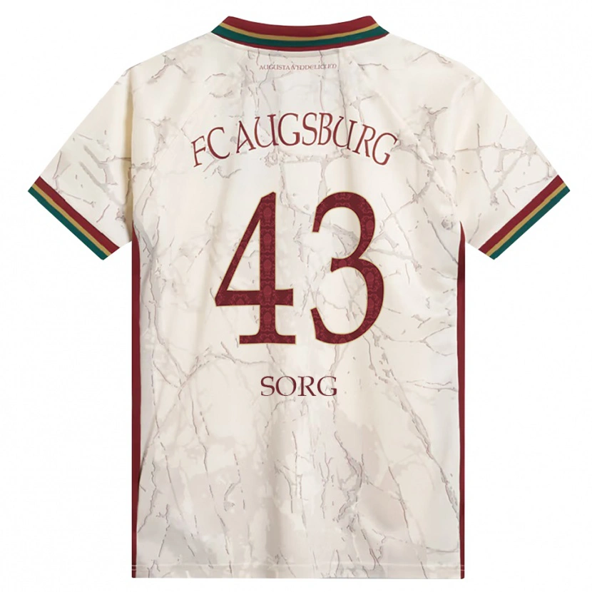Danxen Mujer Camiseta Oliver Sorg #43 Verde Arroz Blanco Burdeos 1ª Equipación 2026/27 La Camisa