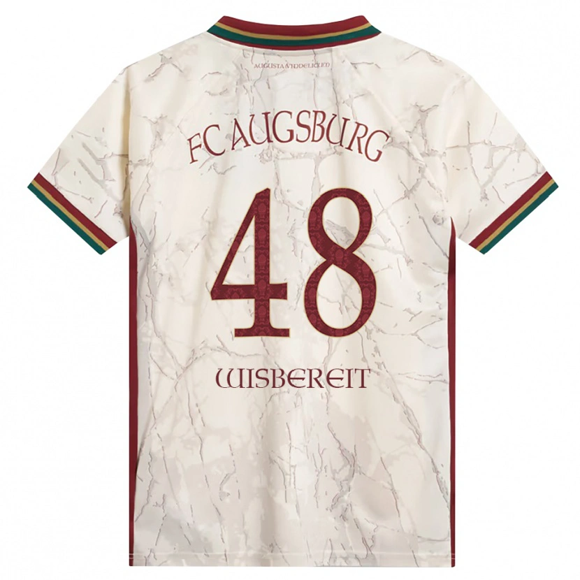 Danxen Mujer Camiseta Tom Wisbereit #48 Verde Arroz Blanco Burdeos 1ª Equipación 2026/27 La Camisa
