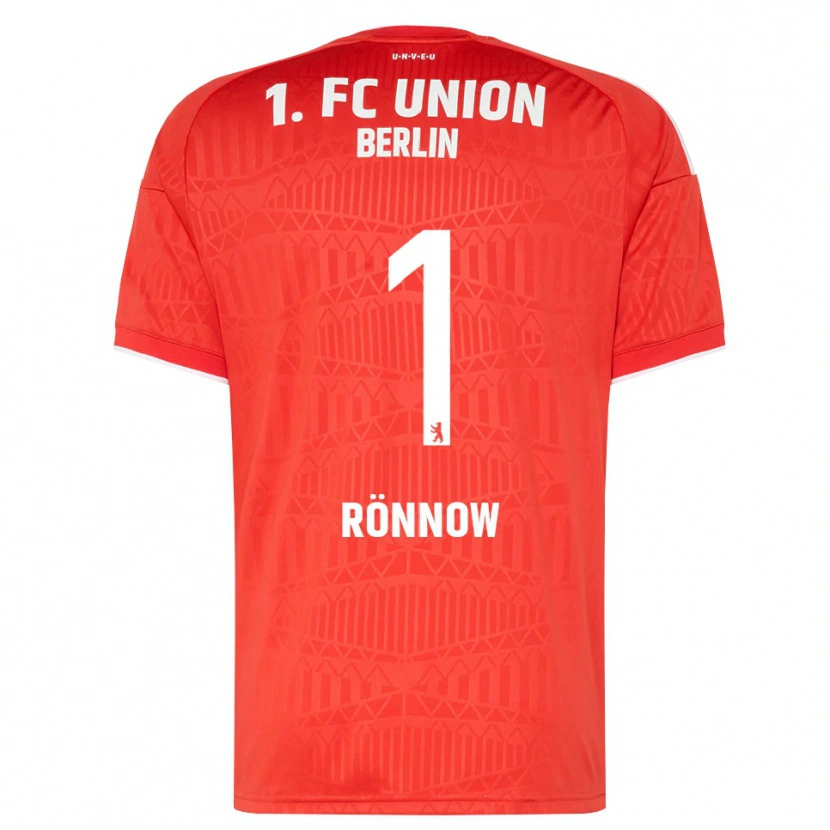 Danxen Mujer Camiseta Frederik Rönnow #1 Rojo Blanco 1ª Equipación 2026/27 La Camisa