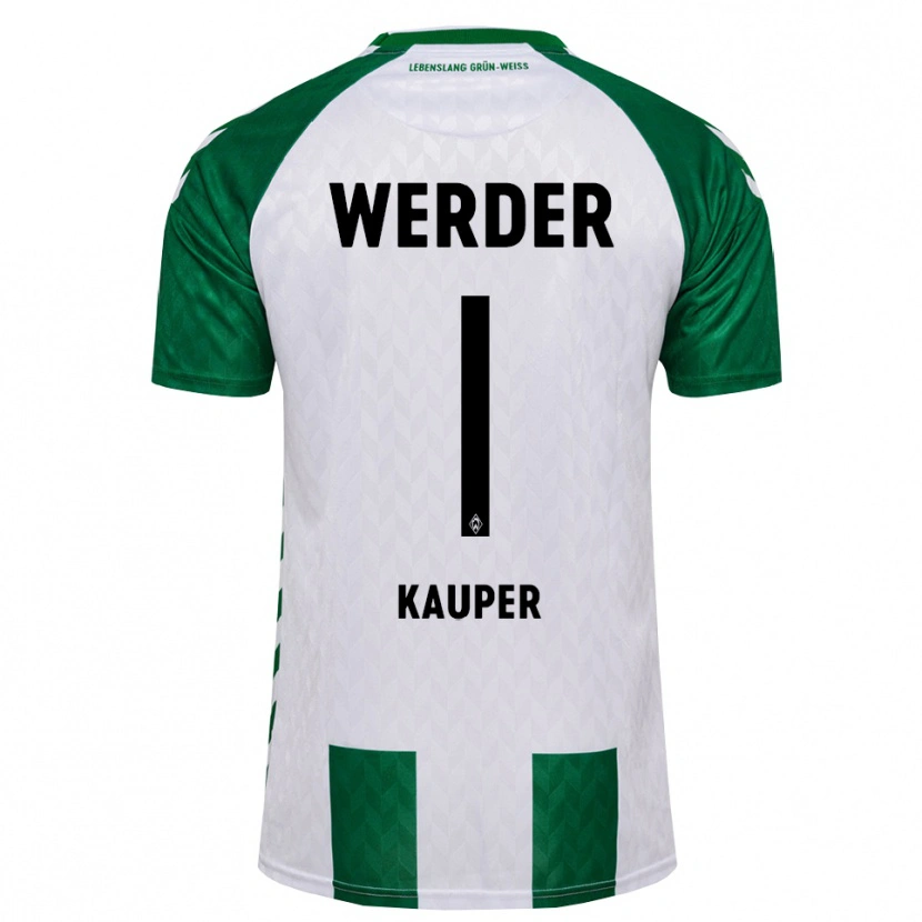 Danxen Mujer Camiseta Ben Käuper #1 Verde Blanco 1ª Equipación 2026/27 La Camisa
