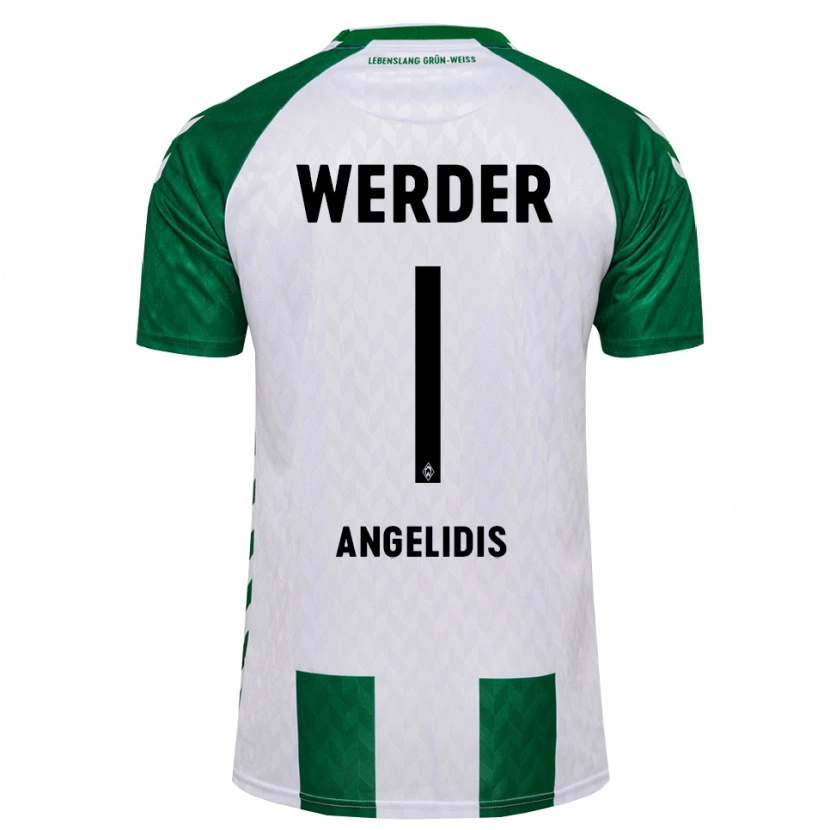 Danxen Mujer Camiseta Spyros Angelidis #1 Verde Blanco 1ª Equipación 2026/27 La Camisa