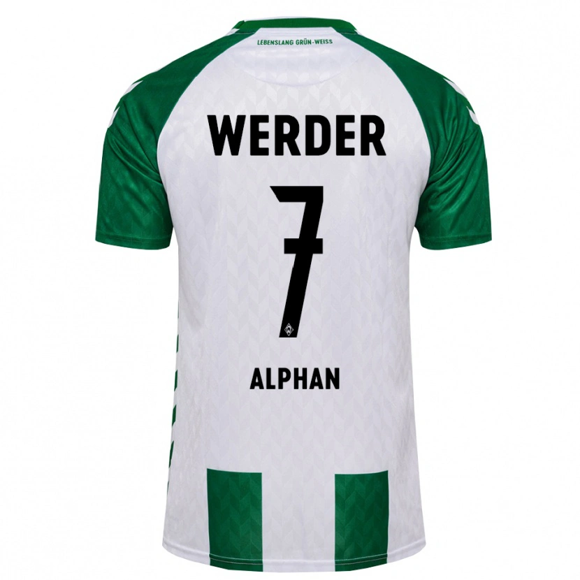 Danxen Mujer Camiseta Metehan Alphan #7 Verde Blanco 1ª Equipación 2026/27 La Camisa