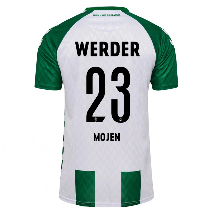 Danxen Mujer Camiseta Raik Mojen #23 Verde Blanco 1ª Equipación 2026/27 La Camisa