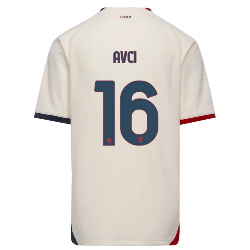 Danxen Mujer Camiseta Bora Avci #16 Blanco Roto Rojo 2ª Equipación 2026/27 La Camisa