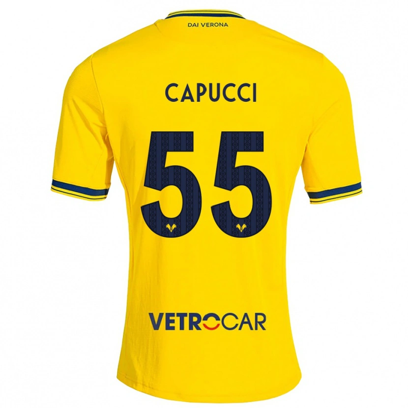 Danxen Mujer Camiseta Laura Capucci #55 Amarillo Rojo 2ª Equipación 2026/27 La Camisa