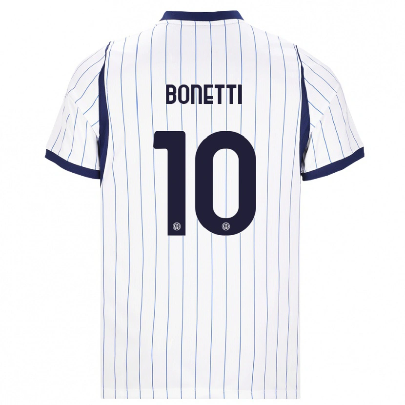 Danxen Mujer Camiseta Tatiana Bonetti #10 Blanco Azul Marino 2ª Equipación 2026/27 La Camisa
