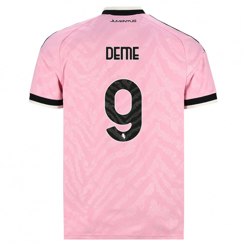 Danxen Mujer Camiseta Serigne Deme #9 Rosa Negro 2ª Equipación 2026/27 La Camisa
