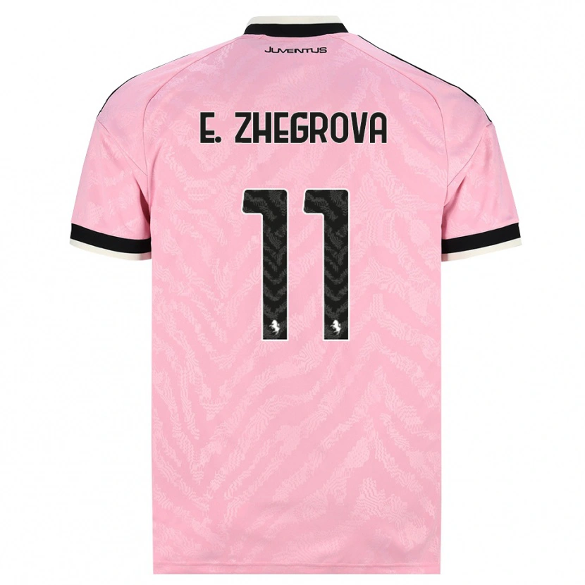 Danxen Mujer Camiseta Edon Zhegrova #11 Rosa Negro 2ª Equipación 2026/27 La Camisa