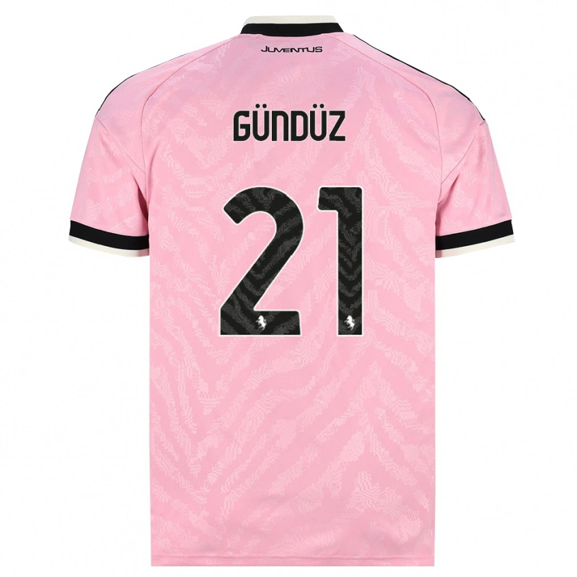 Danxen Mujer Camiseta Teoman Gündüz #21 Rosa Negro 2ª Equipación 2026/27 La Camisa