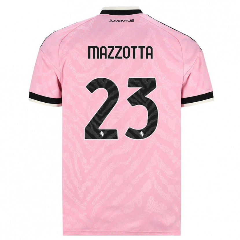 Danxen Mujer Camiseta Raphael Mazzotta #23 Rosa Negro 2ª Equipación 2026/27 La Camisa