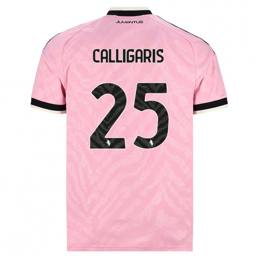 Danxen Mujer Camiseta Viola Calligaris #25 Rosa Negro 2ª Equipación 2026/27 La Camisa