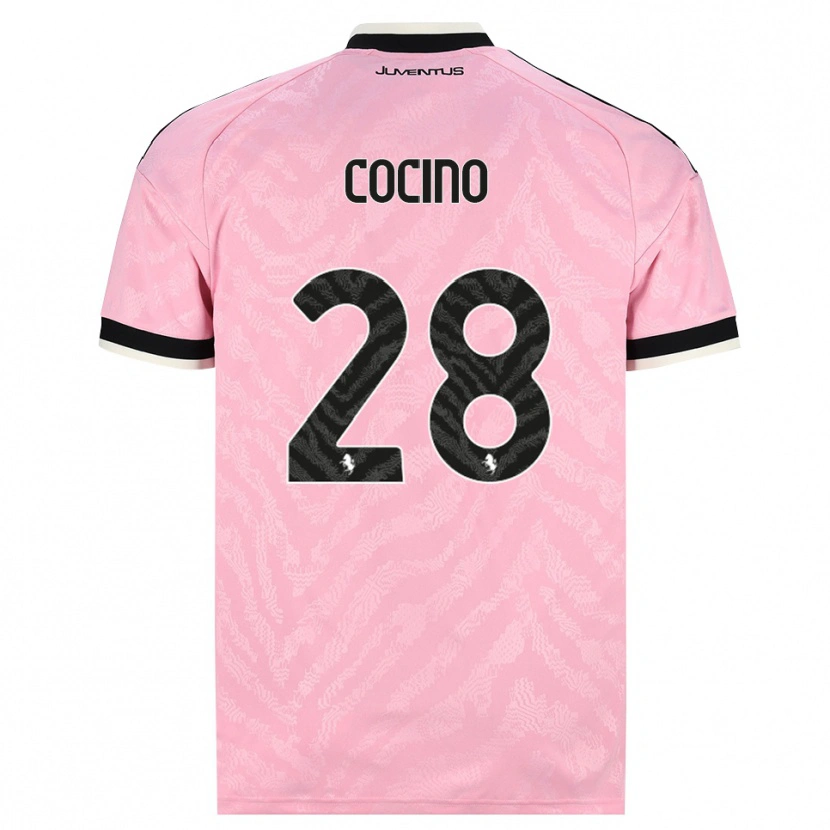 Danxen Mujer Camiseta Martina Cocino #28 Rosa Negro 2ª Equipación 2026/27 La Camisa