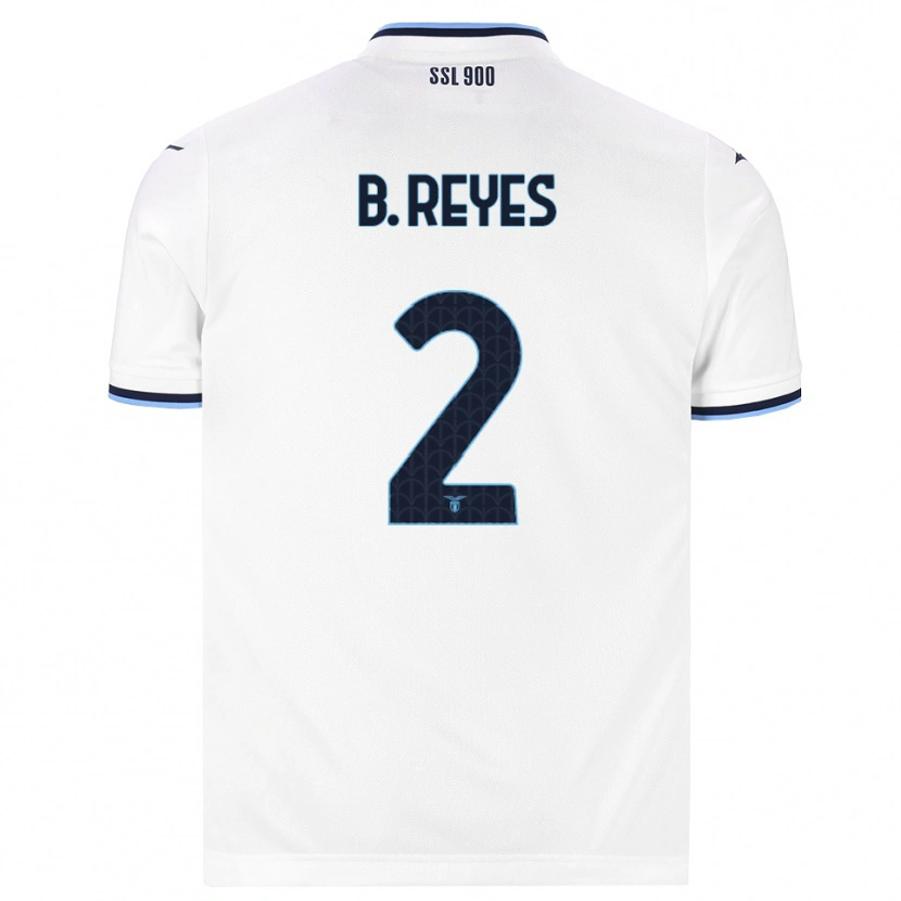 Danxen Mujer Camiseta Carina Alicia Baltrip-Reyes #2 Blanco Azul Marino 2ª Equipación 2026/27 La Camisa